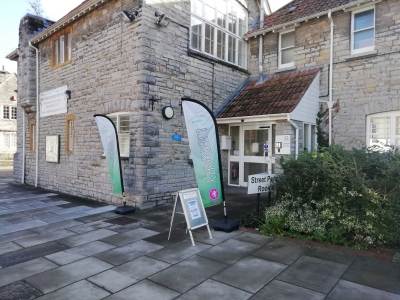 The new library (exterior)